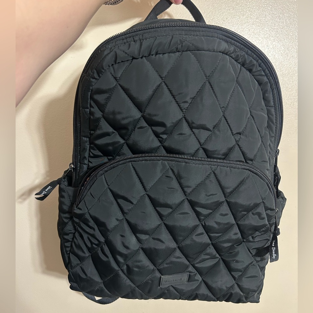 Vera Bradley Black Quilted Backpack